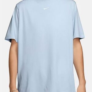 Nike Men's Sky Blue Short Sleeve Tee with embroidered Logo
